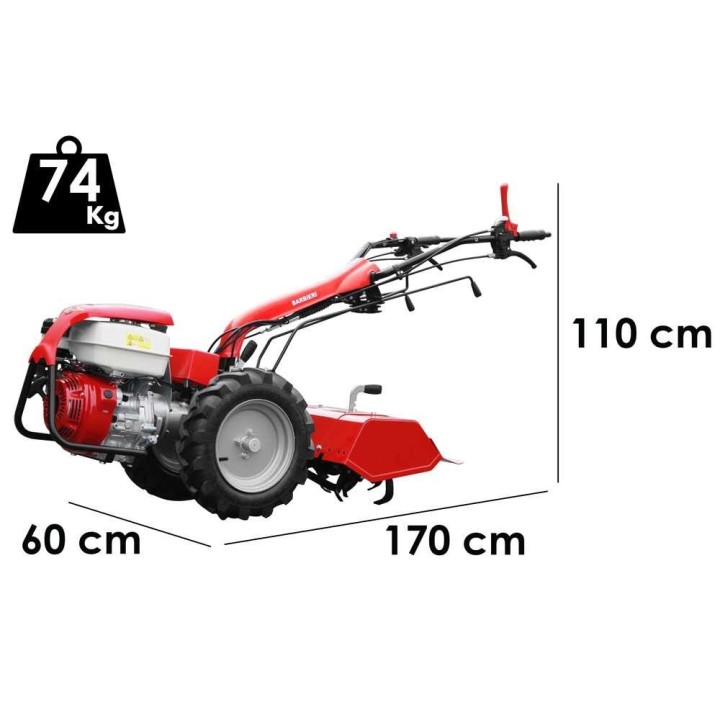 Barbieri Flex 3+2 -jyrsin Honda GX270, 8,4 HP, 60 cm