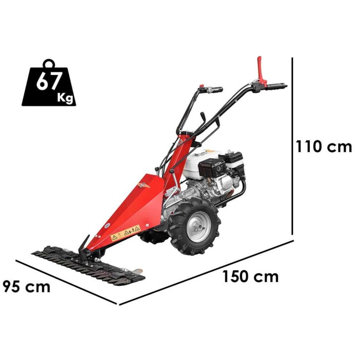 Barbieri C/60 -motofalciatrice, Honda GX160, 95 cm