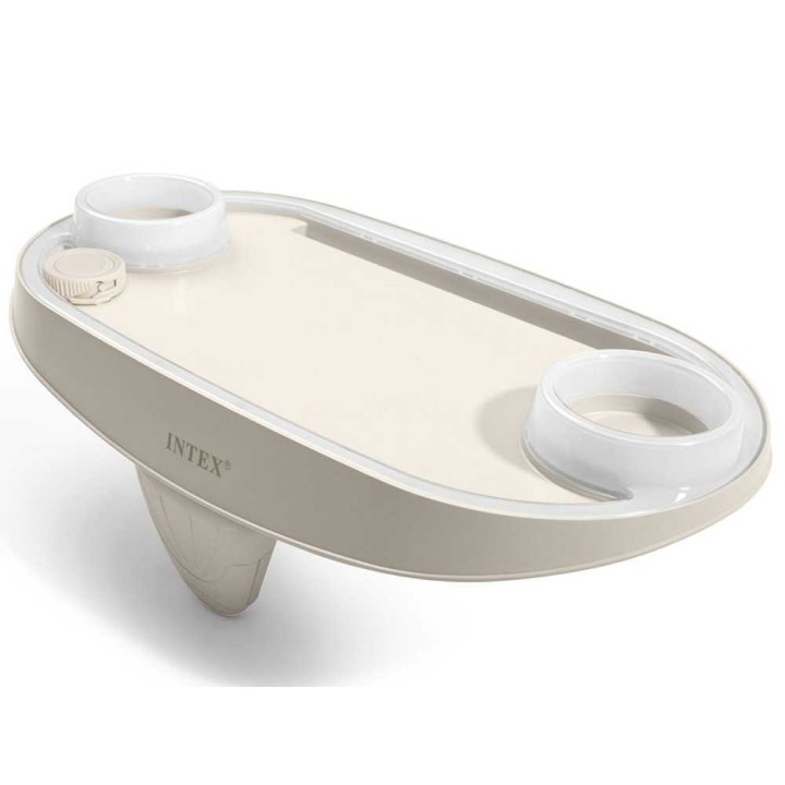Intex 28520 spa-tarjotin LED-valolla, tabletti- ja puhelintelineeseen、】【
