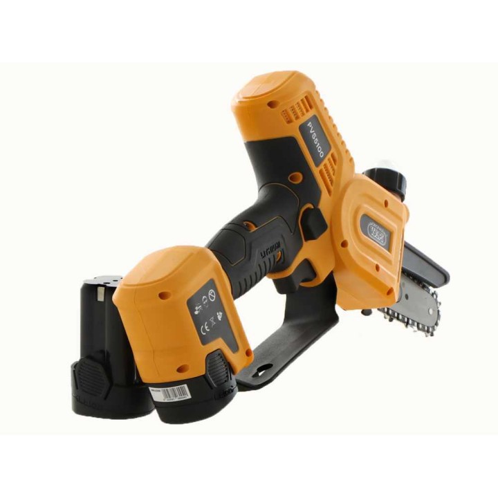 Volpi Predator PVS5100 akkukäyttöinen oksasaha, 350 W, 2 × 14,4 V 2,5 Ah