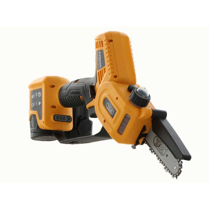 Volpi Predator PVS5100 akkukäyttöinen oksasaha, 350 W, 2 × 14,4 V 2,5 Ah