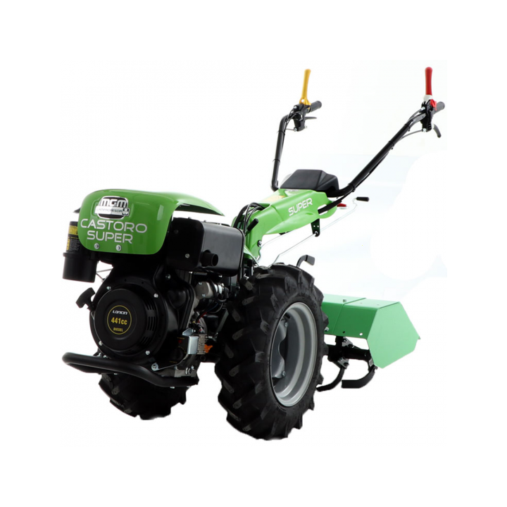 Castoro Super motokultivaattori Loncin D440F diesel 11 HP sähkökäynnistys 80 cm