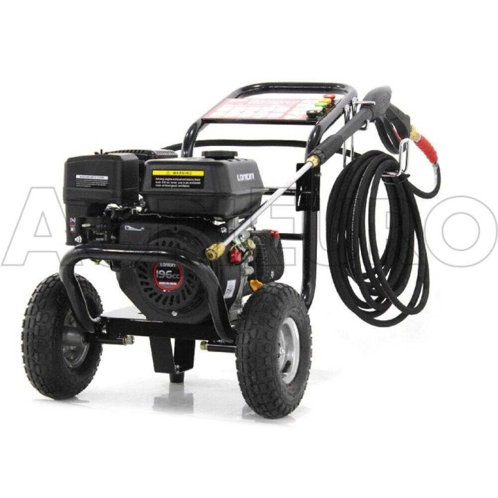 GeoTech Pro PWP 12/205 ZW bensiinikäyttöinen painepesuri, 206 bar, Loncin 196 cm³