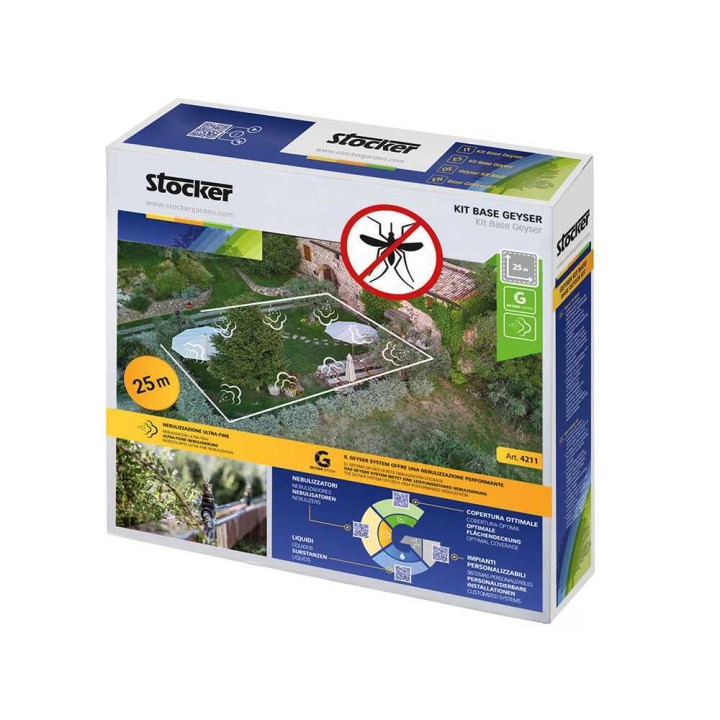 Kit Base Geyser lisävarustesarja Stocker Geyser -sumuttimiin, 25 m