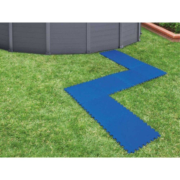 Intex 29081 liukumista estävät suojalaatat, 8 kpl, sininen, 50 × 50 cm
