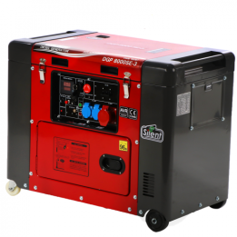 GeoTech Pro DGP8000SE 3 dieselaggregaatti kolmivaihe 6 kW AVR 5 5 kW jatkuva teho