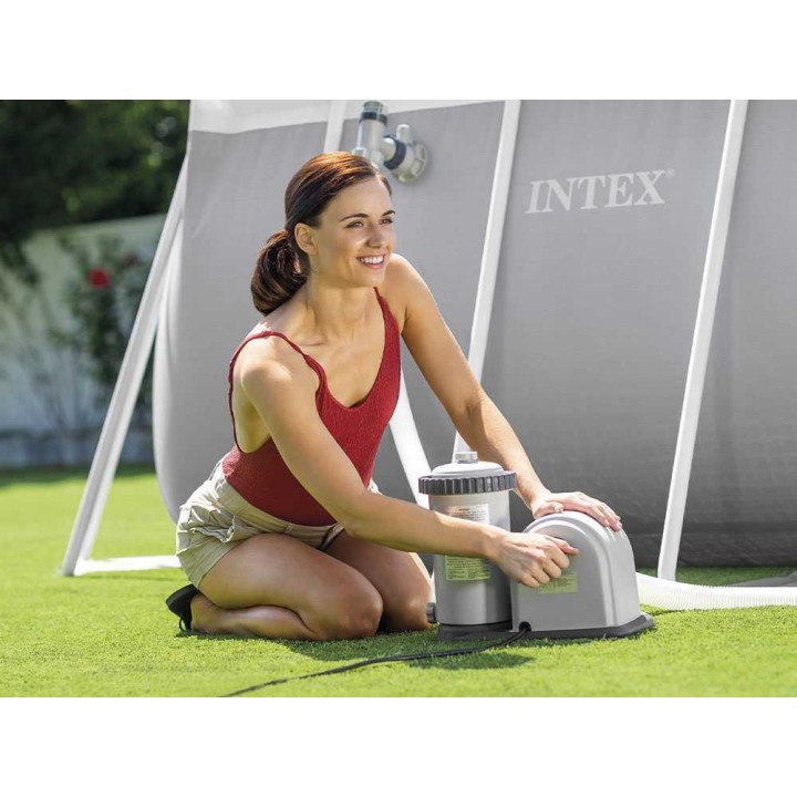 Intex 28636 patruunasuodatinpumppu ajastimella, 165 W, 5 678 l/h