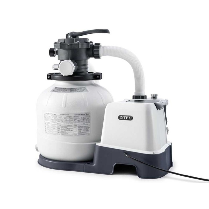 Intex 26676 hiekkasuodatinpumppu suolavesijärjestelmällä, 7 900 l/h, 300 W
