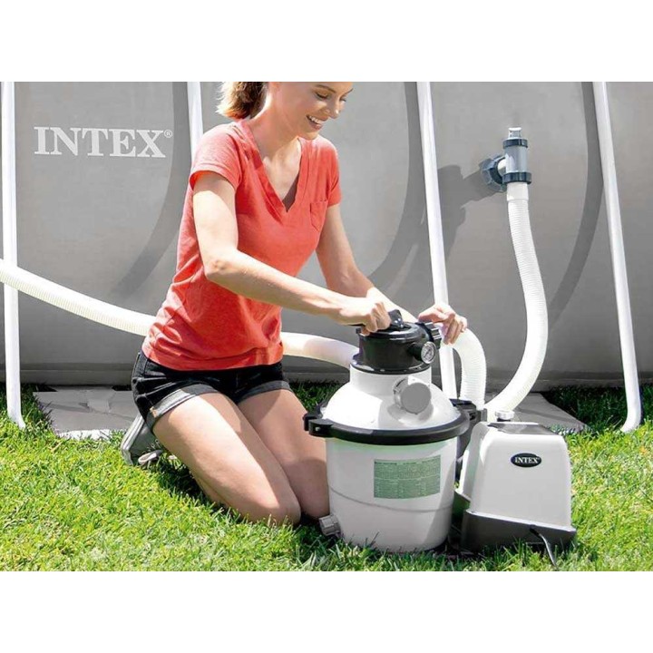 Intex 26680 hiekkasuodatinpumppu uima-altaalle, 10 000 l/h, 520 W