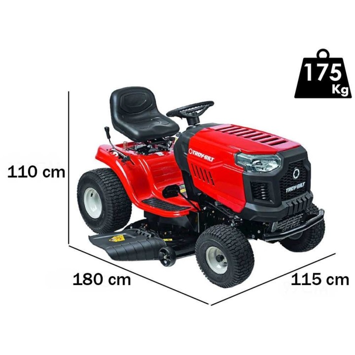 Troy-Bilt Bronco 107T-S ajoleikkuri, 547 cm³, CVT, 107 cm