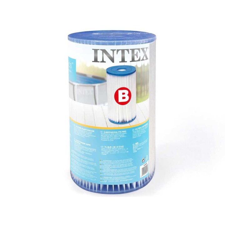 Intex 29005 suodatinpatruuna, malli B, Krystal Clear -pumppuihin