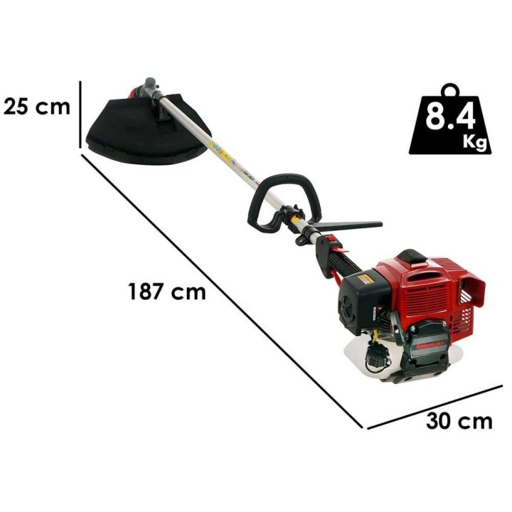 EuroMech TJ 53 EC raivaussaha, Kawasaki, 53,2 cm³, 2,7 HP