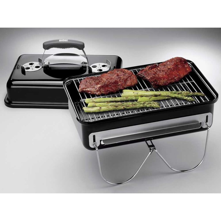Weber Go-Anywhere kannettava hiiligrilli, 42 × 26 cm