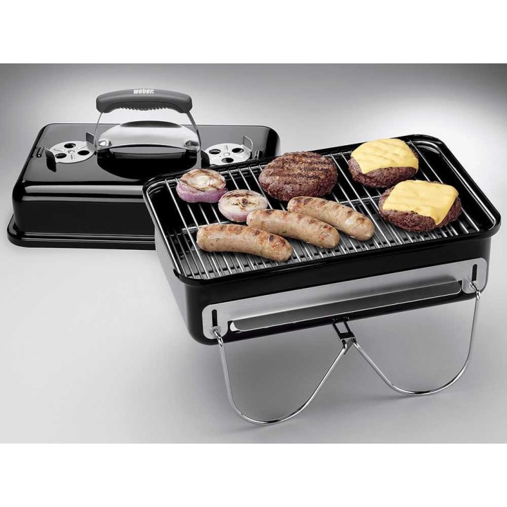 Weber Go-Anywhere kannettava hiiligrilli, 42 × 26 cm
