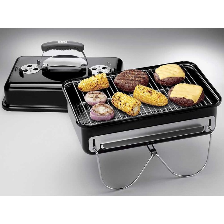 Weber Go-Anywhere kannettava hiiligrilli, 42 × 26 cm