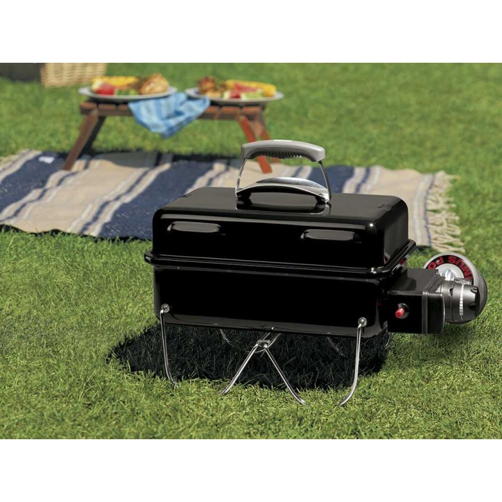 Weber Go-Anywhere kaasugrilli, 2,1 kW, emaloitu teräs, 41 × 25 cm