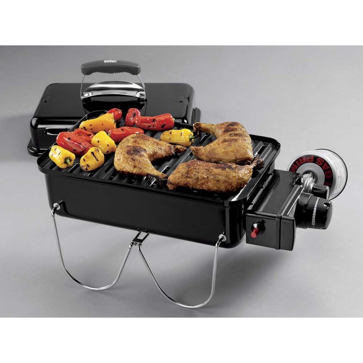 Weber Go-Anywhere kaasugrilli, 2,1 kW, emaloitu teräs, 41 × 25 cm