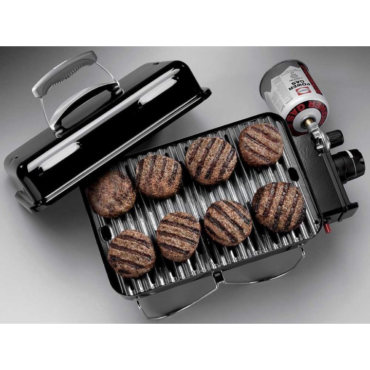 Weber Go-Anywhere kaasugrilli, 2,1 kW, emaloitu teräs, 41 × 25 cm