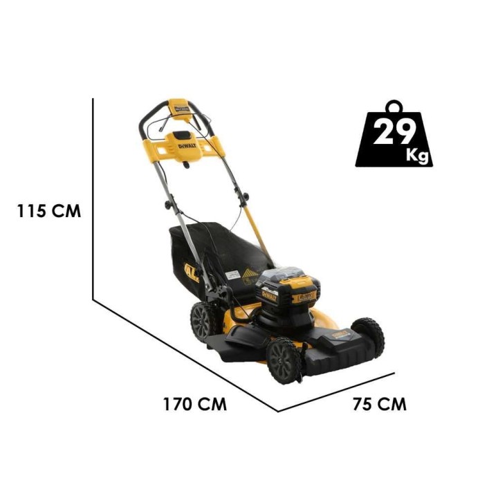 DeWalt DCMWSP564N-XJ akkuruohonleikkuri, 18 V, 53 cm, ilman akkua ja laturia