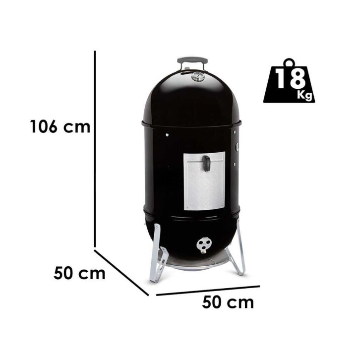 Weber Smokey Mountain Cooker hiiligrilli savustamiseen, 47 cm, 2 ritilää