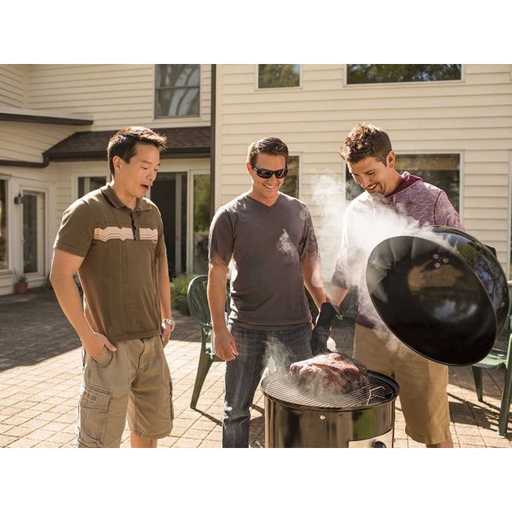 Weber Smokey Mountain Cooker hiiligrilli savustamiseen, 47 cm, 2 ritilää