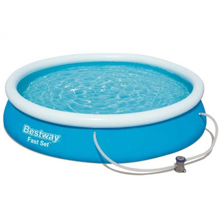 Bestway Fast Set 57274 puhallettava allas, 366 × 76 cm, suodatinpumppu 16 W