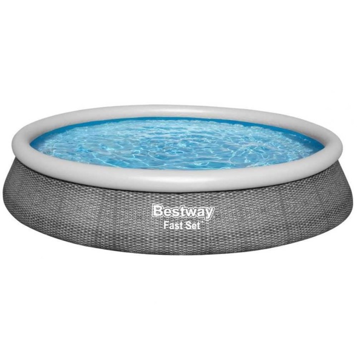 Bestway Fast Set 57376 puhallettava uima-allas, Ø396 × 84 cm, suodatinpumppu 29 W