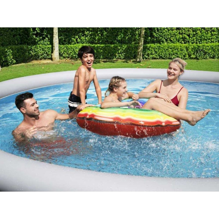 Bestway Fast Set 57376 puhallettava uima-allas, Ø396 × 84 cm, suodatinpumppu 29 W