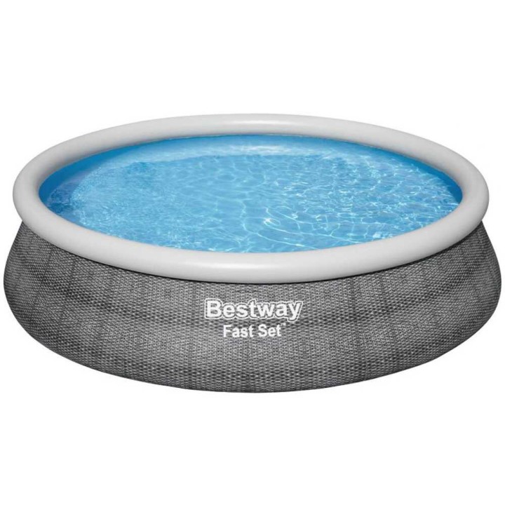 Bestway Fast Set 57372 uima-allas, 457 × 107 cm, suodatinpumppu ja tikkaat