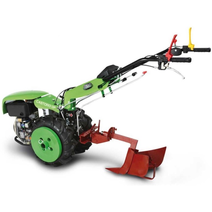Lampacrescia MGM Castoro Super -peräkävelytraktori, diesel, 441 cm³, 12 HP
