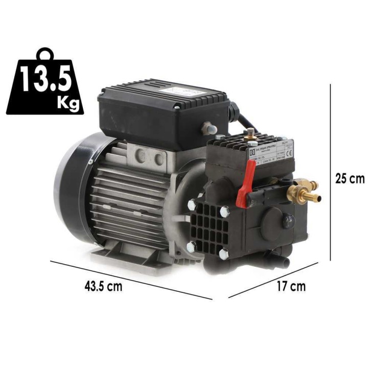 Dal Degan DL 218 sähköinen ruiskutuspumppu, 1 HP, 20 bar, 18 l/min, 230 V