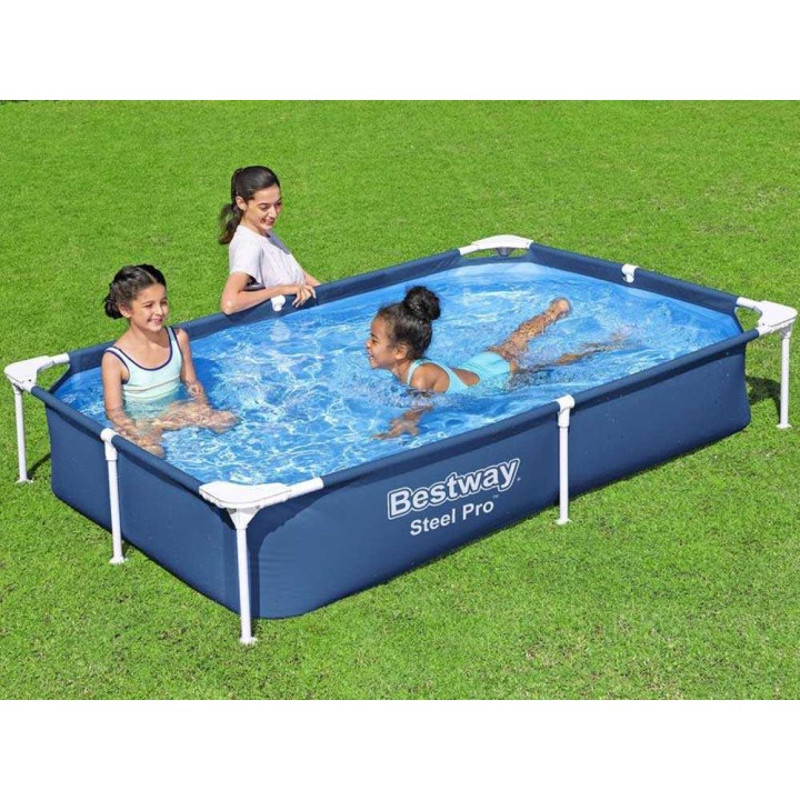 Bestway Steel Pro 56401 allas, 221 × 150 × 43 cm, 1 200 l