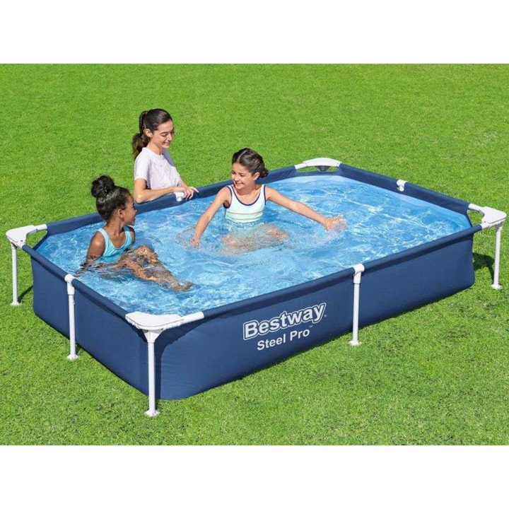 Bestway Steel Pro 56401 allas, 221 × 150 × 43 cm, 1 200 l