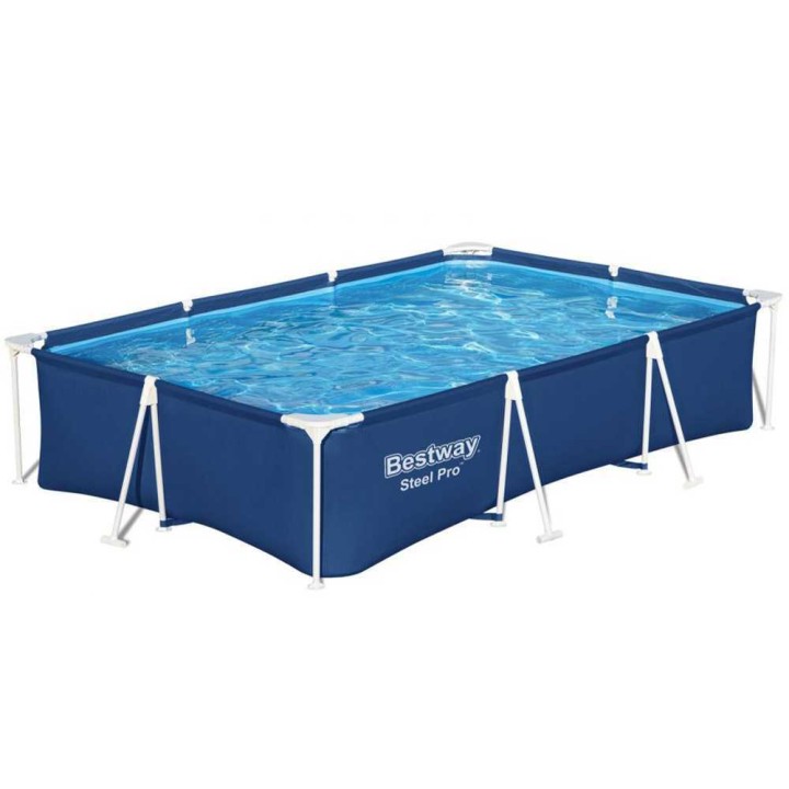 Bestway Steel Pro 56411 allas, 300 × 201 × 66 cm, 3 300 l, suodatinpumppu 16 W