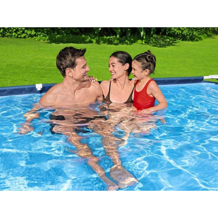 Bestway Steel Pro 56411 allas, 300 × 201 × 66 cm, 3 300 l, suodatinpumppu 16 W