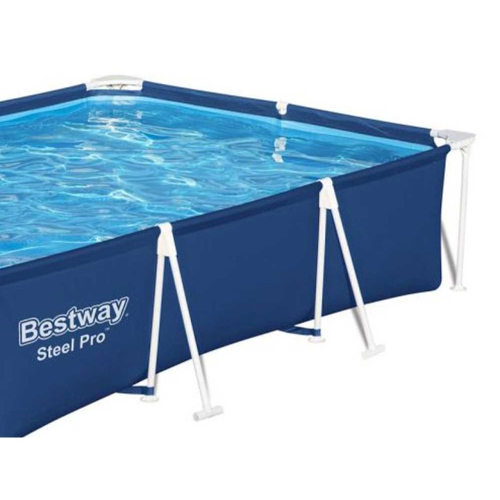 Bestway Steel Pro 56411 allas, 300 × 201 × 66 cm, 3 300 l, suodatinpumppu 16 W