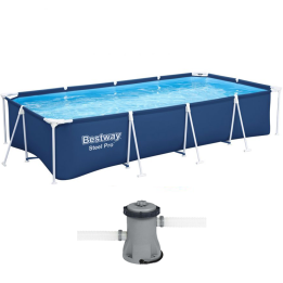 Bestway Steel Pro 56424 allas 400 211 81 cm 5 700 l suodatinpumppu