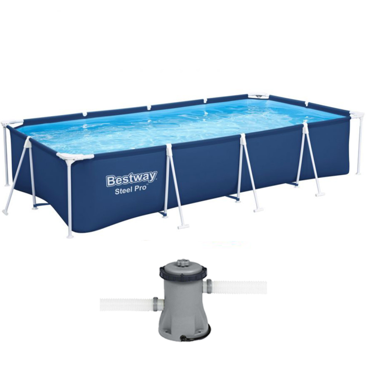 Bestway Steel Pro 56424 allas 400 211 81 cm 5 700 l suodatinpumppu