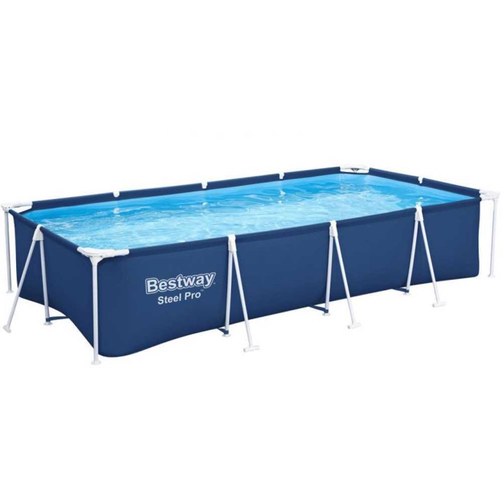 Bestway Steel Pro 56424 allas, 400 × 211 × 81 cm, 5 700 l, suodatinpumppu
