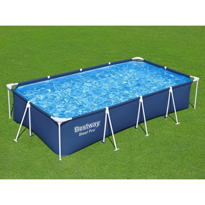 Bestway Steel Pro 56424 allas, 400 × 211 × 81 cm, 5 700 l, suodatinpumppu