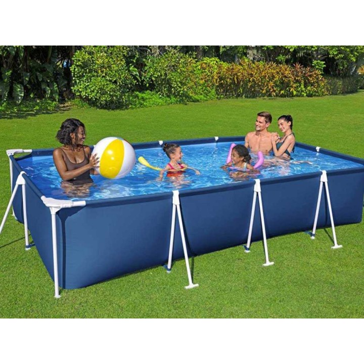 Bestway Steel Pro 56424 allas, 400 × 211 × 81 cm, 5 700 l, suodatinpumppu
