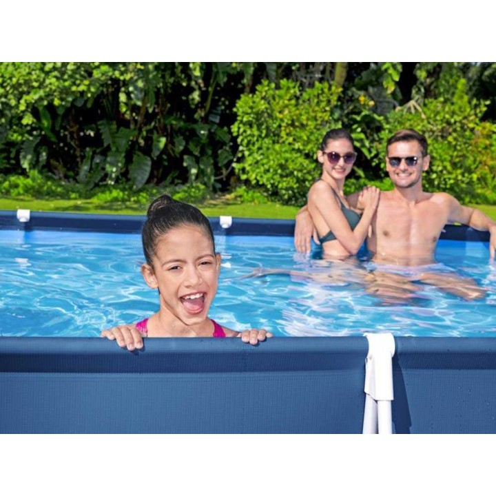 Bestway Steel Pro 56424 allas, 400 × 211 × 81 cm, 5 700 l, suodatinpumppu