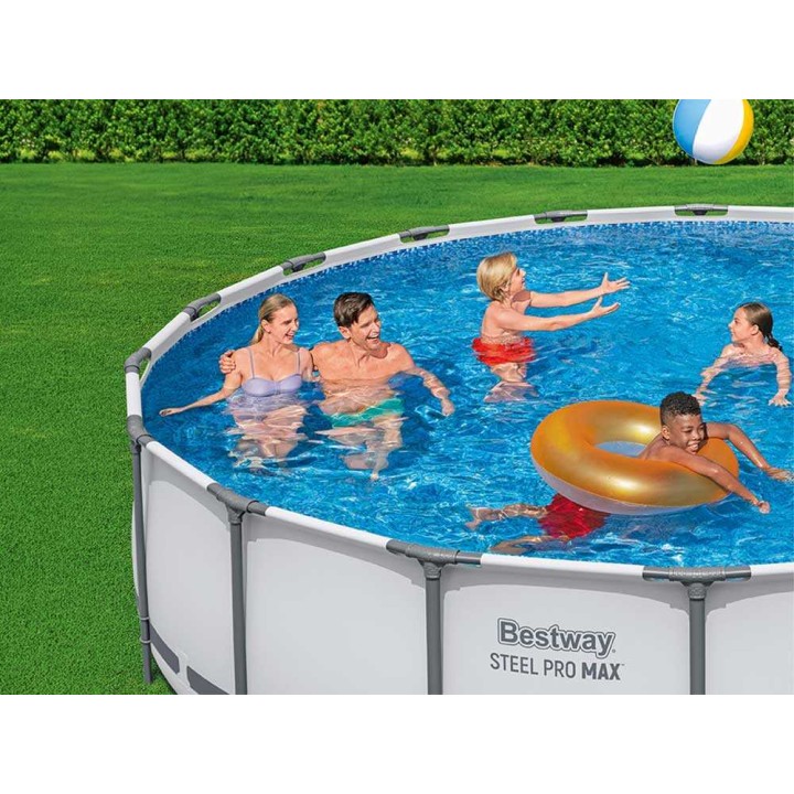 Bestway Steel Pro Max 56406 pyöreä uima-allas, Ø305 × 76 cm, 4 678 l