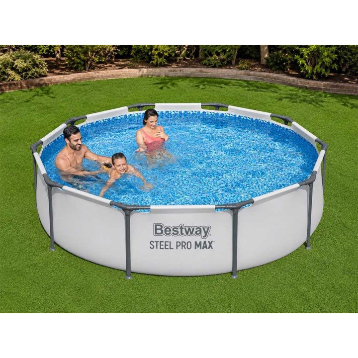 Bestway Steel Pro Max 56406 pyöreä uima-allas, Ø305 × 76 cm, 4 678 l