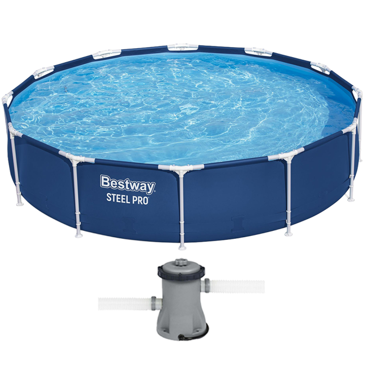Bestway Steel Pro 56681 allas 366 76 cm 6 473 l suodatinpumpulla