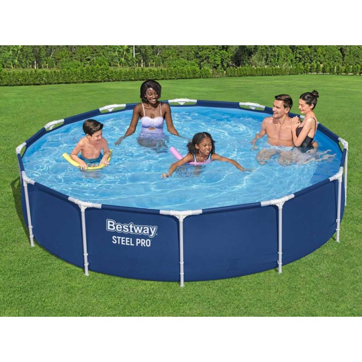 Bestway Steel Pro 56681 allas 366 × 76 cm, 6 473 l, suodatinpumpulla