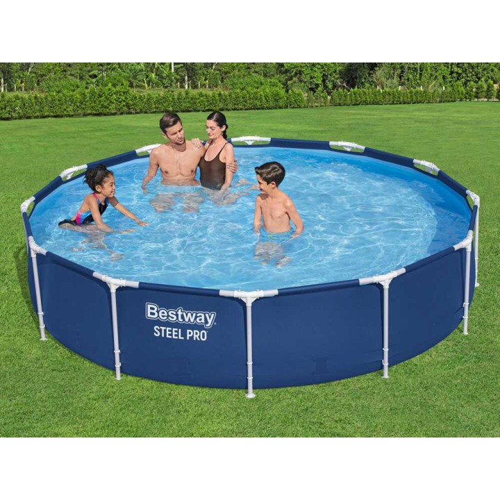 Bestway Steel Pro 56681 allas 366 × 76 cm, 6 473 l, suodatinpumpulla