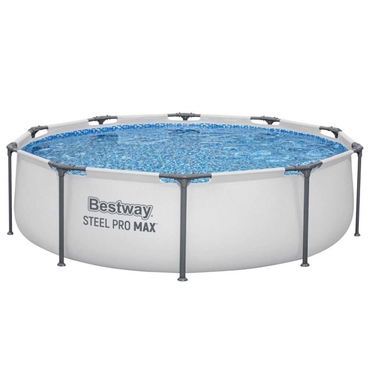 Bestway Steel Pro Max 56408 pyöreä allas, Ø305 × 76 cm, 4 678 l, suodatinpumppu