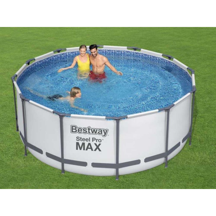 Bestway Steel Pro Max 56420 allas, Ø366 × 122 cm, 10 250 l, suodatinpumppu