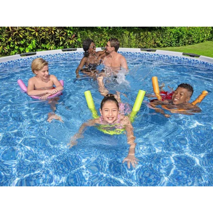 Bestway Steel Pro Max 56438 allas, 457 × 122 cm, 16 015 l, vaaleanharmaa